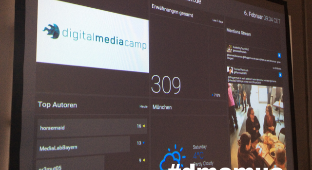 #dmcmuc endlich wieder ein Barcamp in München! #dmcmuc endlich wieder ein Barcamp in München!