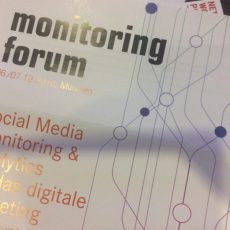 Live vom #somofo16 Monitoring Forum