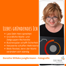 Dorothe Willeke-Jungfermann: Tipps an mein gründendes Ich