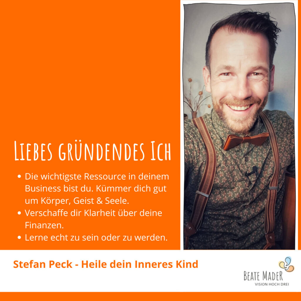 Stefan Peck: Tipps an mein gründendes Ich