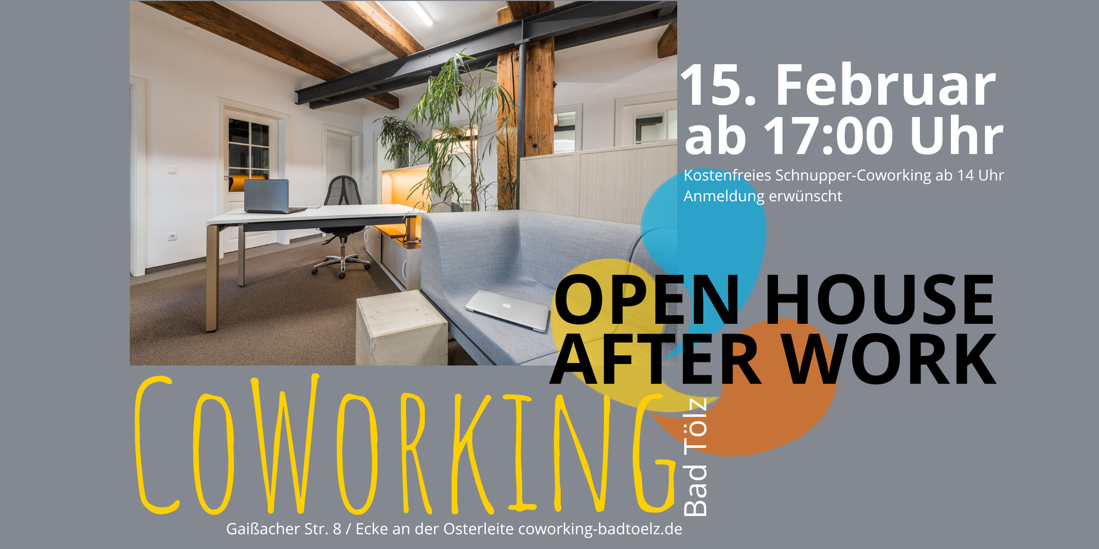 Open House & After Work im CoWorking Bad Tölz