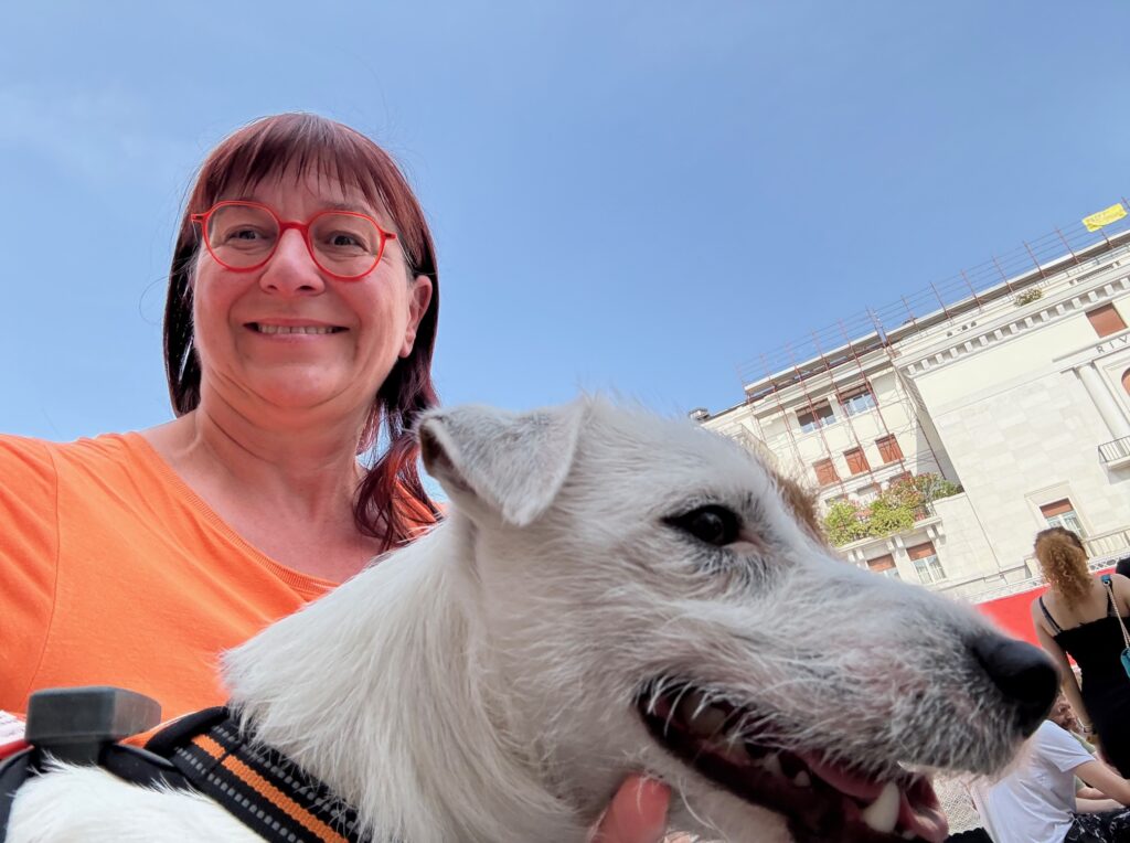 Was hat unser erster HundeUrlaub mit der Art, wie ich arbeite zu tun? 3 Beate und Kurti in Brescia