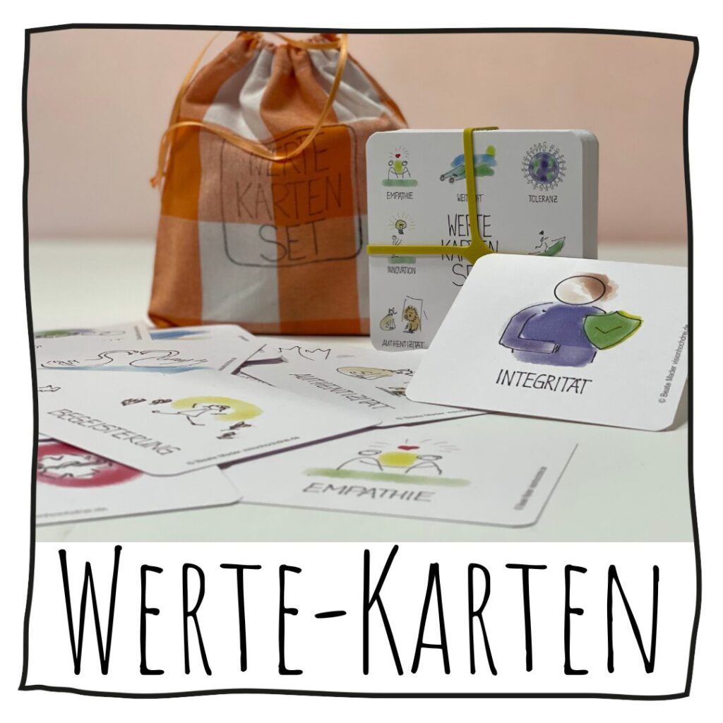 Werte-Karten-Set (c) Beate Mader