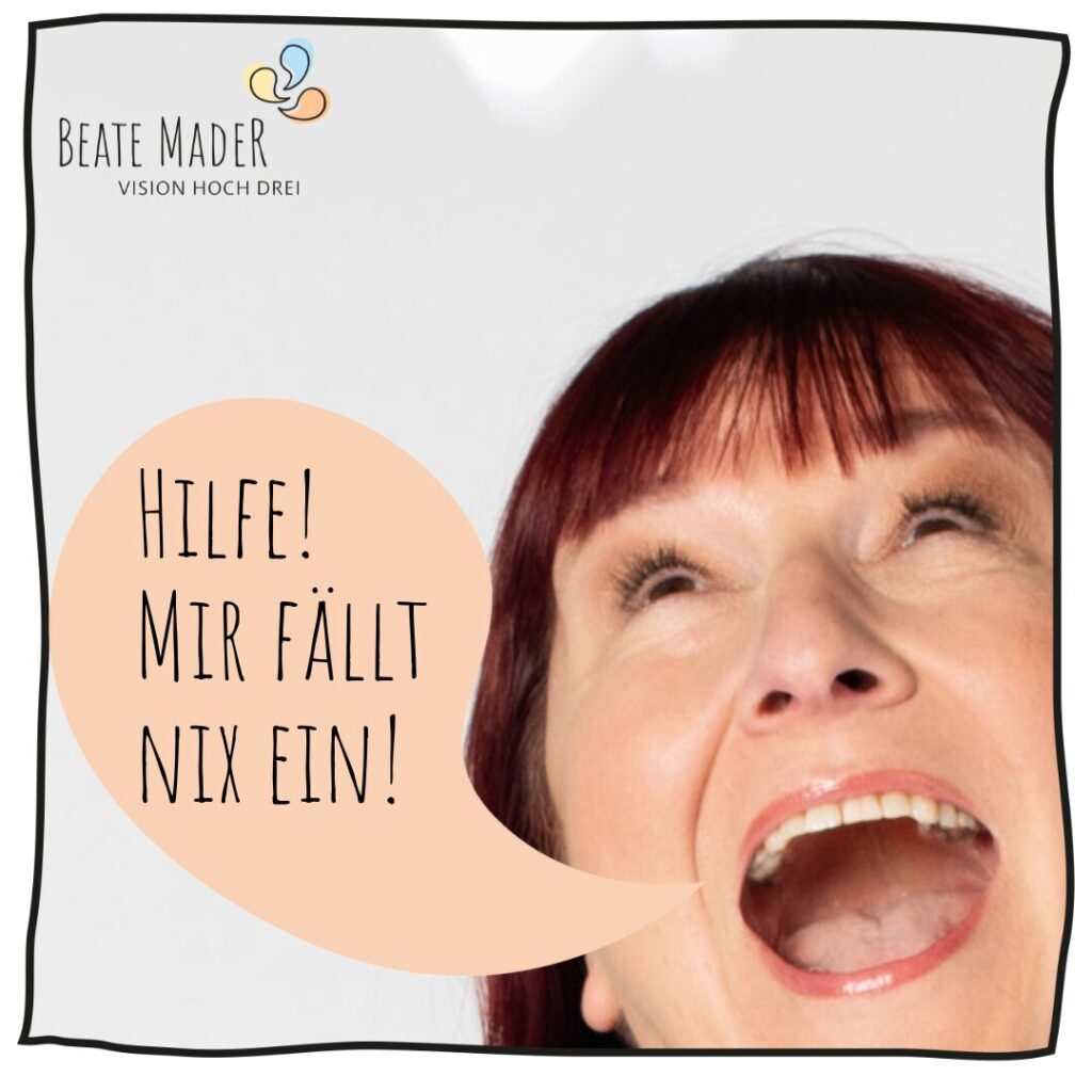 Hilfe, mir fällt nix ein! Hab ich eine Schreibblockade? 1 Schreibblockade