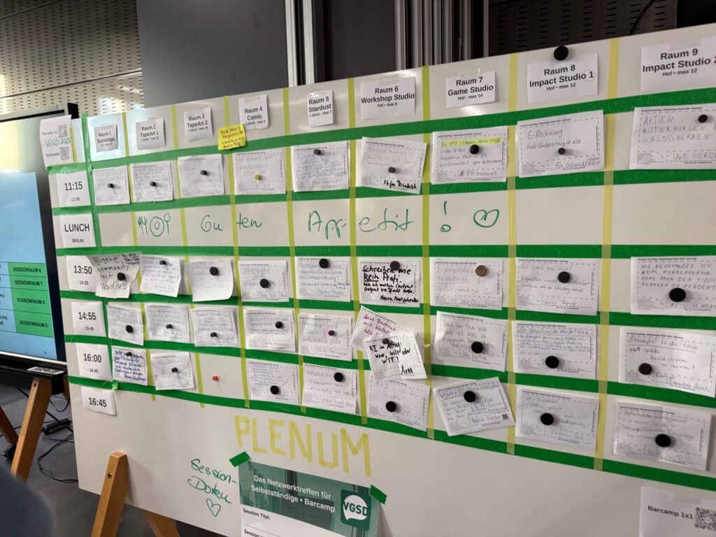 VGSD Karslruhe Barcamp Sessionplanung