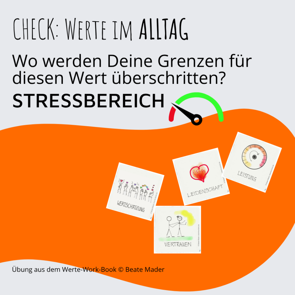 Check: Werte im Alltag 3 Check Werte im Alltag stressbereich