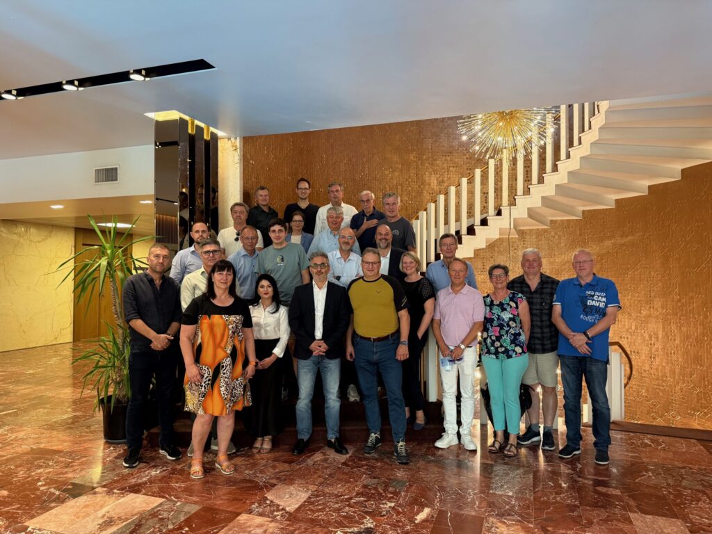 Gruppenbild im Tagungshotel mit IT Unternehmern