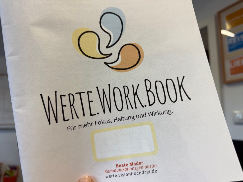 Schreibmonat 2025 - Work in Progress I 4 Das Werte.Work .Book