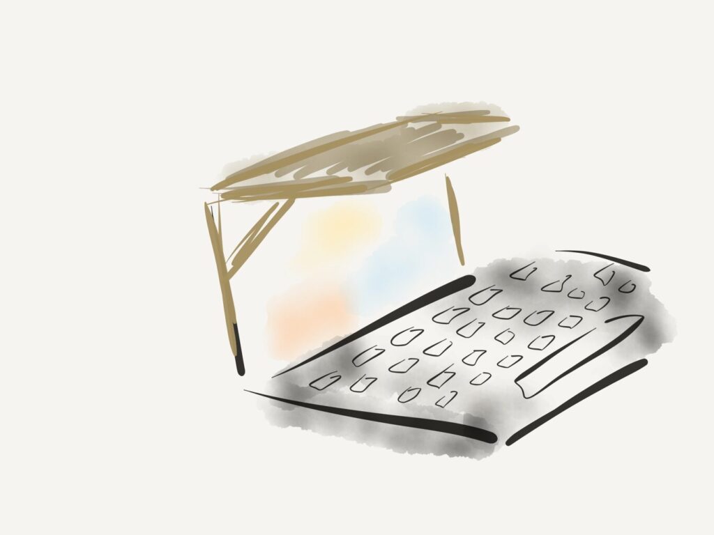 Ideen entwickeln - Ich arbeite am Ideen.Work.Book 2 Ideen entwickeln Blendschutz fuer ein Notebook c Beate Mader