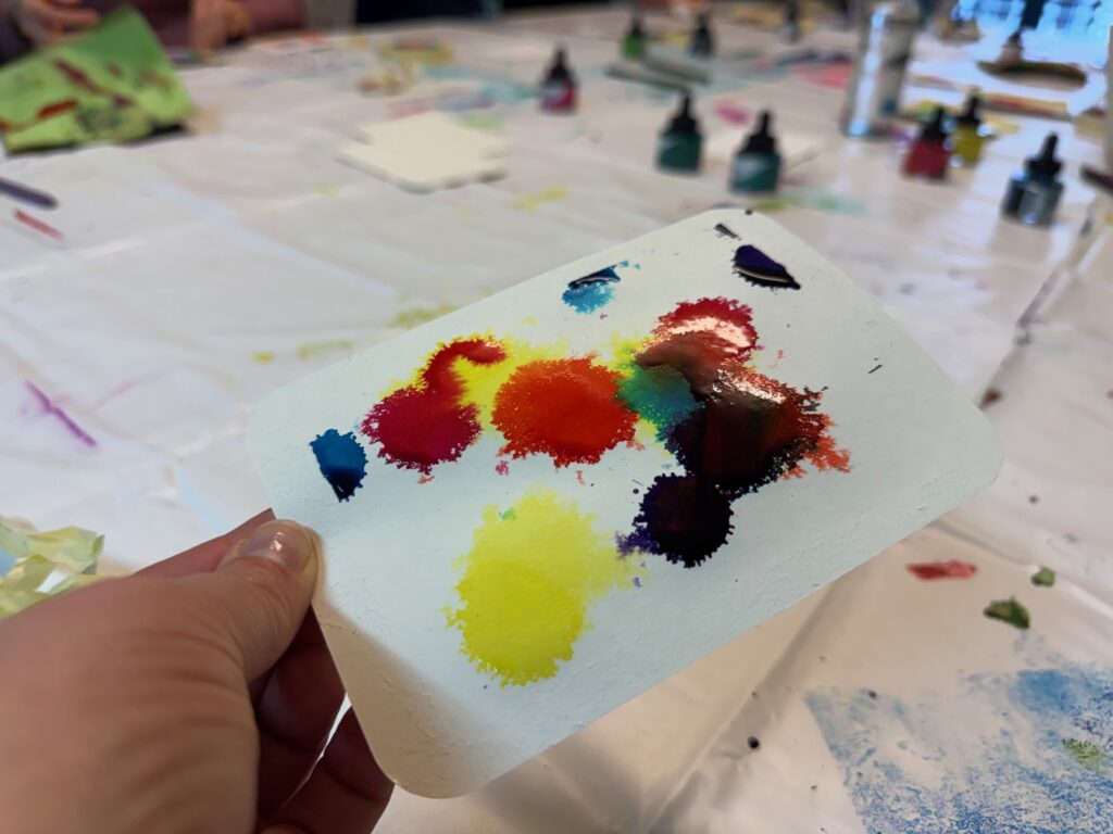 Das fertige Ergebnis Kunst coachcamp2026