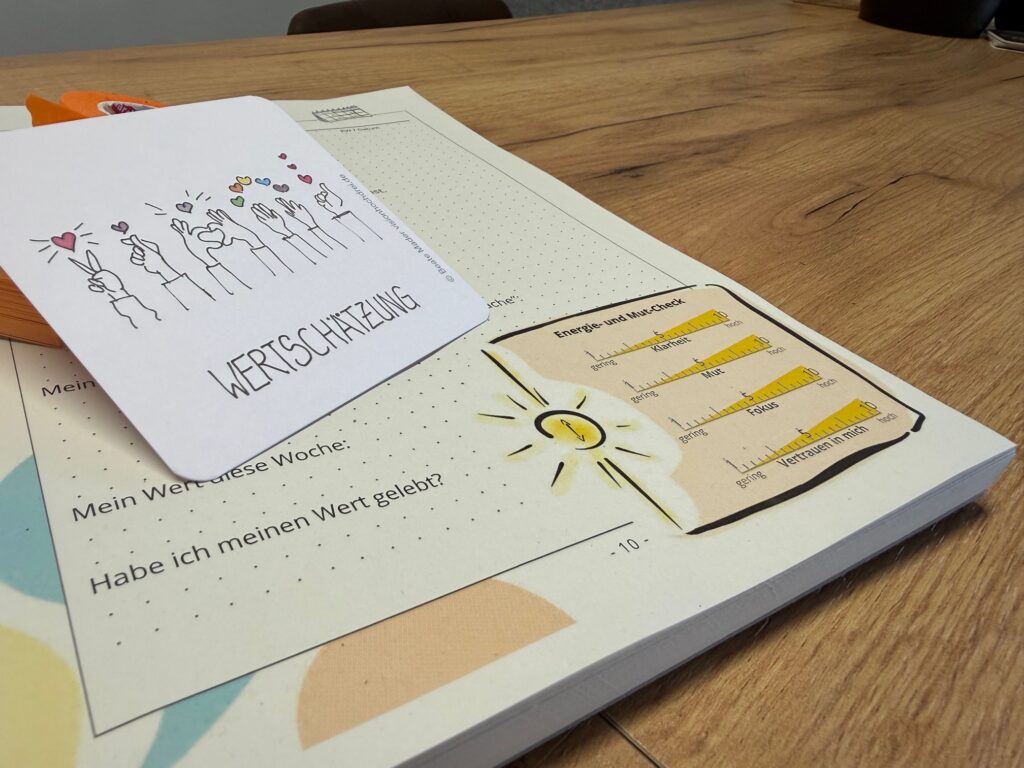 Work Book Journal by Beate Mader Wochenreflexion