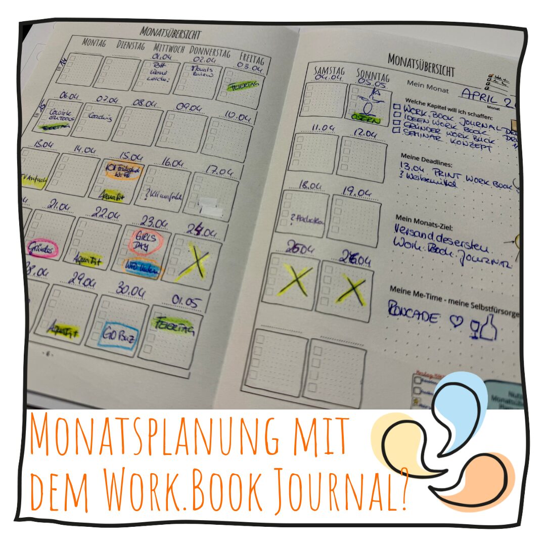 Monatsplanung leicht gemacht