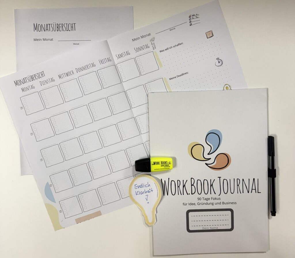 Work Book Journal c Beate Mader mit extra Monatsuebersicht