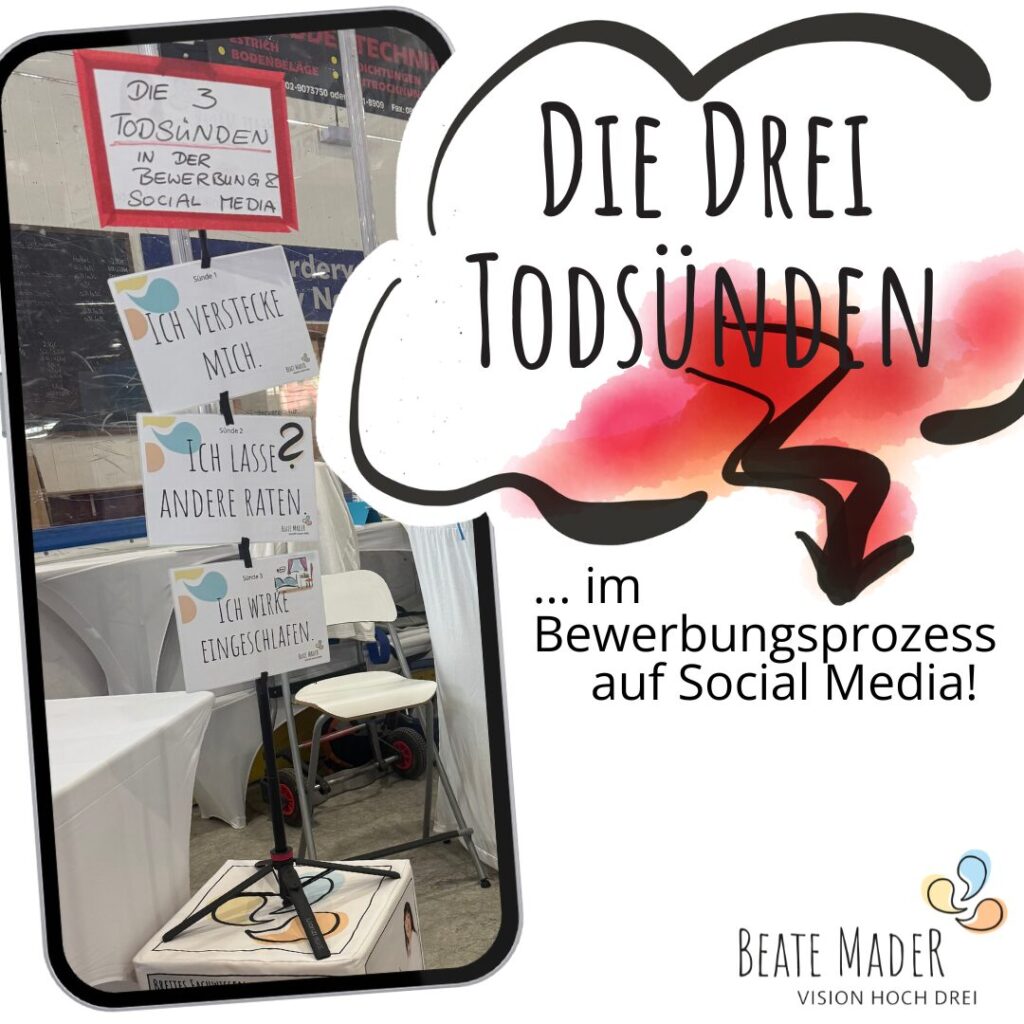 Die drei Todsünden im Bewerbungsprozess auf Social Media