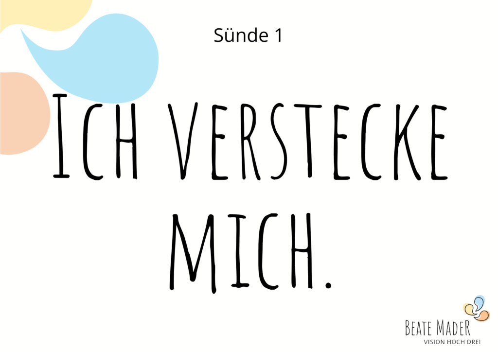 Ich verstecke mich. 1