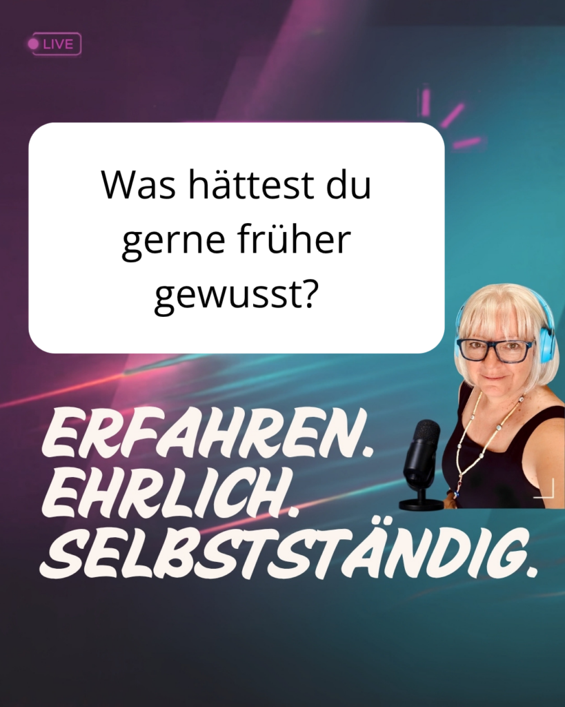 Erfahren. Ehrlich. Selbstständig! Ich war Premierengast bei Doris Schuppe. 5 Selbststaendig Frage 3 von Doris Schuppe 1