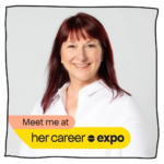 Das war die HerCareer 2026 für mich. 1 Profilbild Beate Mader mit Info "Meet me at HerCareer Expo"