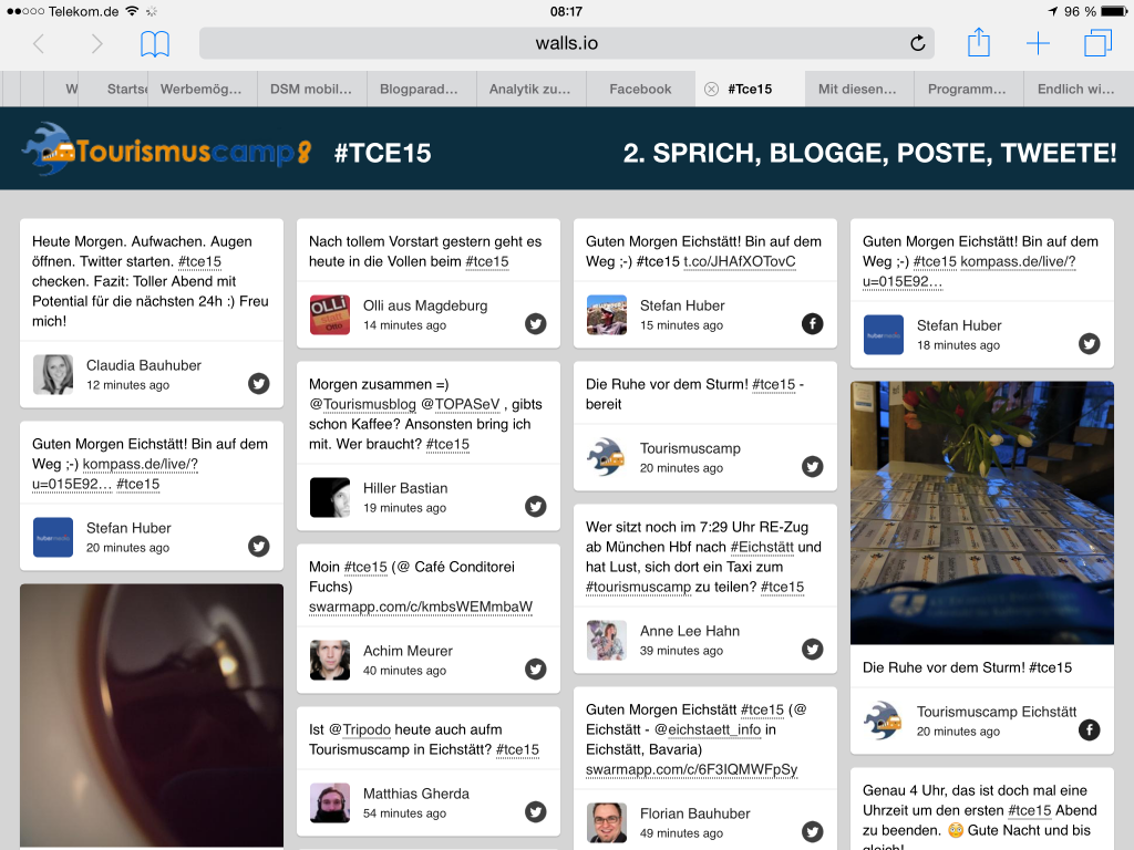 Twitterwall #tce15